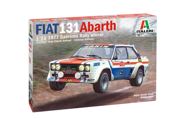 1/24 Fiat 131 Abarth 1977 Sanremo Rally Winner