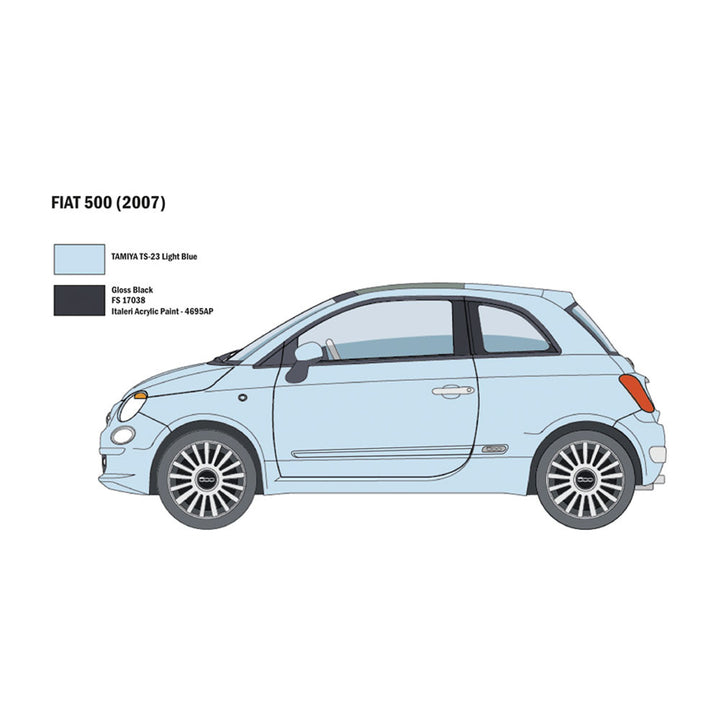 Italeri - 1:24 2007 Fiat 500