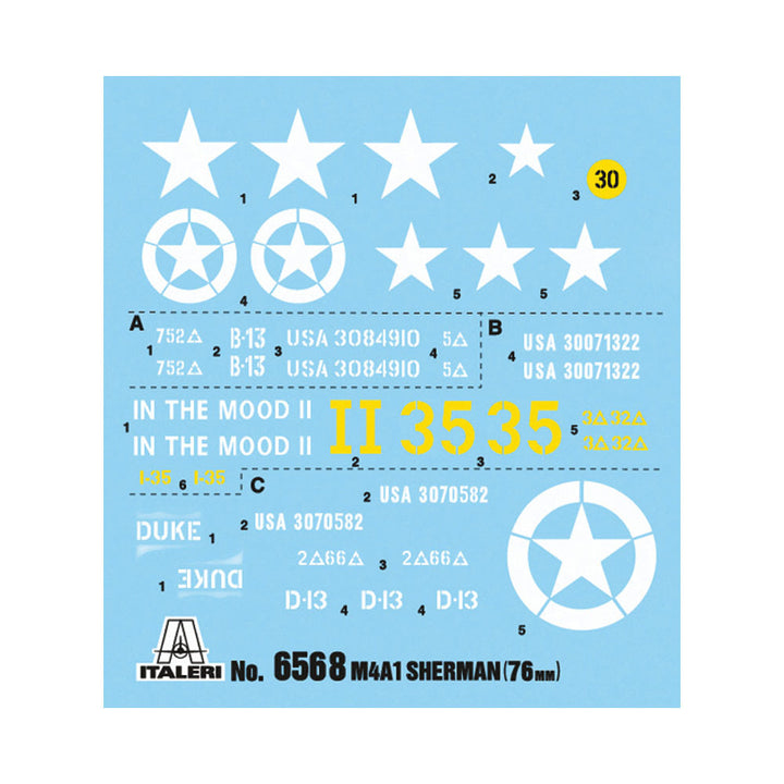 Italeri - 1:35 M4A1 Sherman with US Infantry