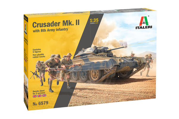 1/35 Crusader Mk. II with 8th Army Infantry