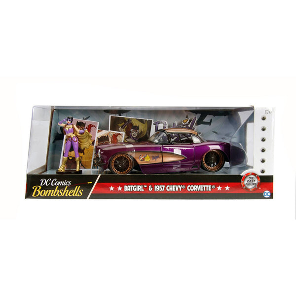 Jada - 1/24 Batgirl w/1957 Chevy Corvette