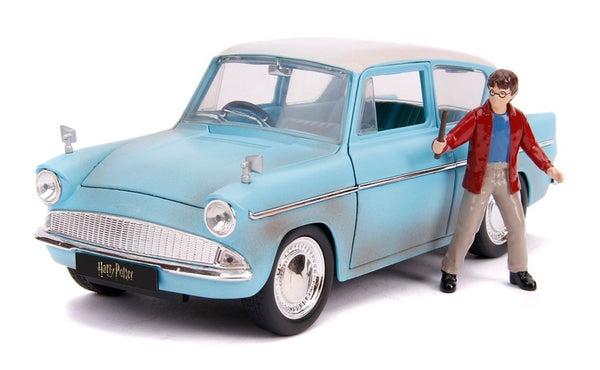 1/24 Harry Potter  1959 Ford Anglia w/ Harry Potter Figure