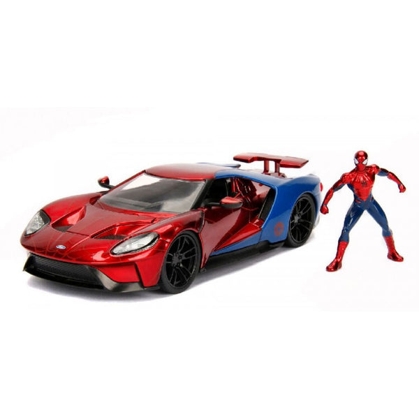 Jada - 1/24 Spiderman w/2017 Ford GT Movie