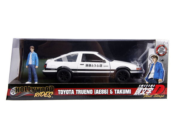 1/24 Initial D  1986 Toyota Treuno AE86 w/ Takumi