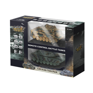 TANKS R/C 2.4GHZ BATTLE TANKS Twin Pack