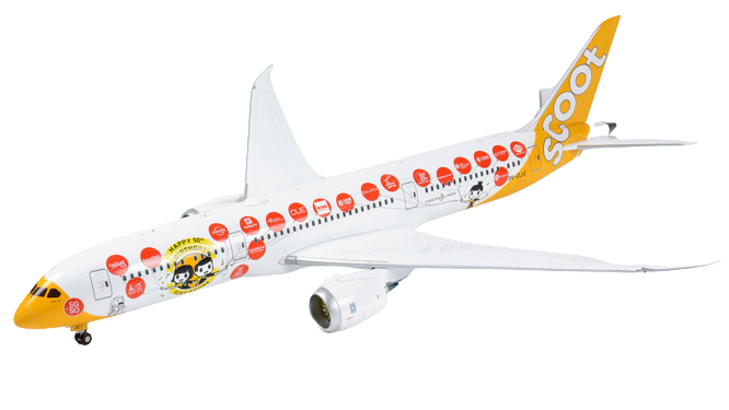 1/200 SCOOT B7879 SG 50TH ANNIVERSARY 9VOJE