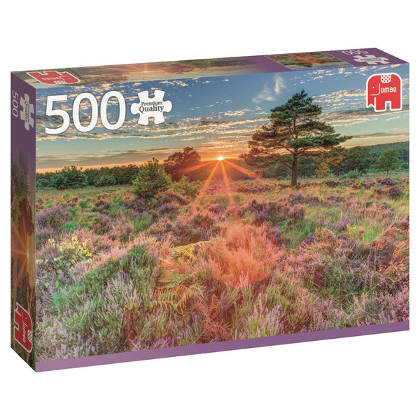 500pc Heather At Sunset