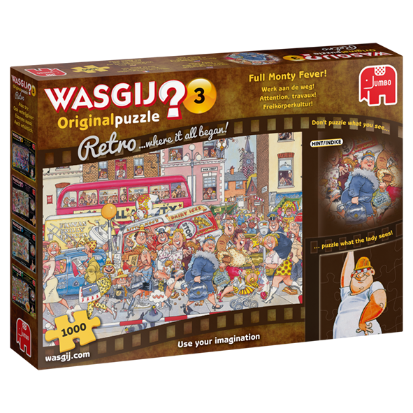 Jumbo - 1000pc Wasgij? Retro Original 3 Full  Monty Fever