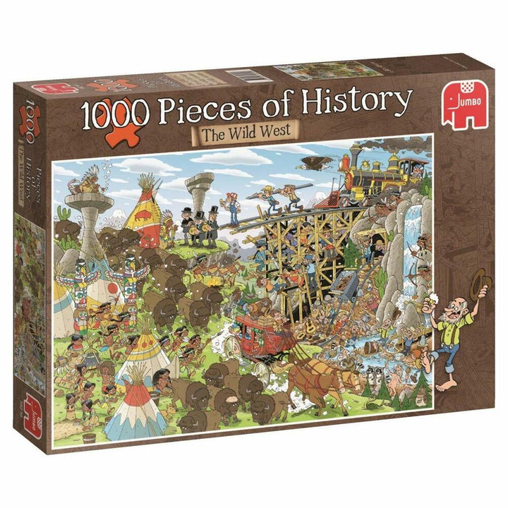 Jumbo - 1000pc Pieces of History: Wild West