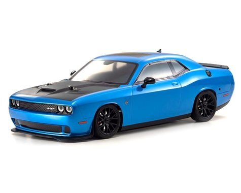 34415T2 1/10 EP 4WD FAZER Mk2 FZ02L readyset Dodge Challenger SRT Hellcat Crazy Blue