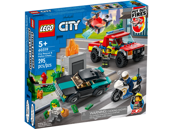 City Fire Rescue and Police Chase 60319