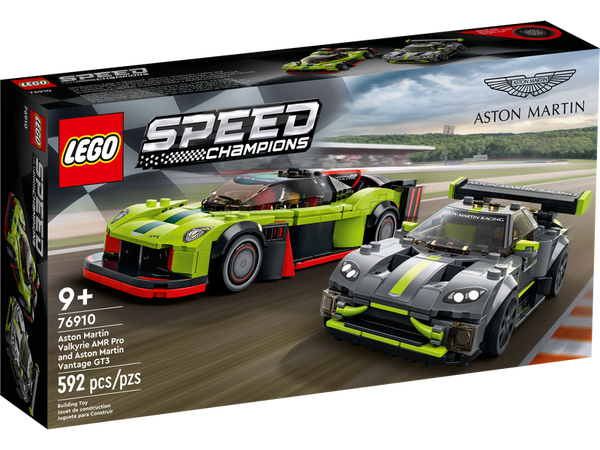 Speed Champions Aston Martin Valkyrie AMR Pro and Aston Martin Vantage GT3 76910