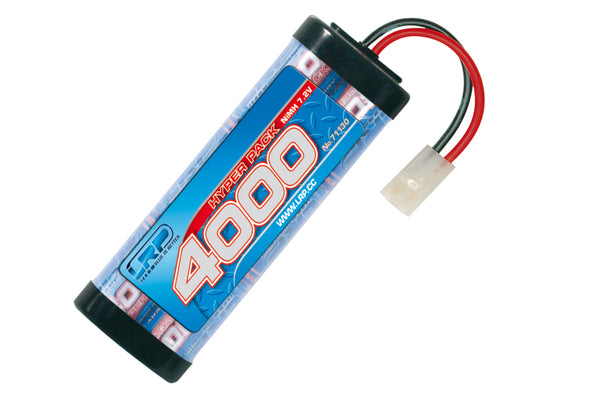 71130 Power Pack 4000mAh  7.2v  6 Cell  NiMH Stickpack Battery  Tamiya Plug