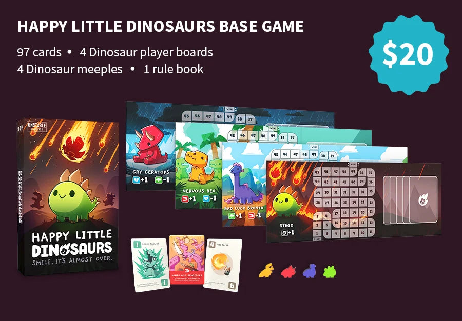 Teeturtle Happy Little Dinosaurs Base Game