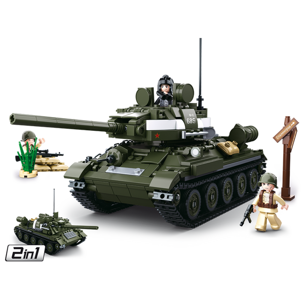 687pc WWII Tank T34/85