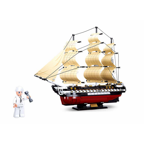 Model Bricks 1118pc 1170 USS Constitution IX21 Frigate