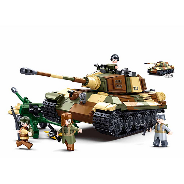 Army Battle of Budapest  The King Tiger Heavy Tank 930pcs