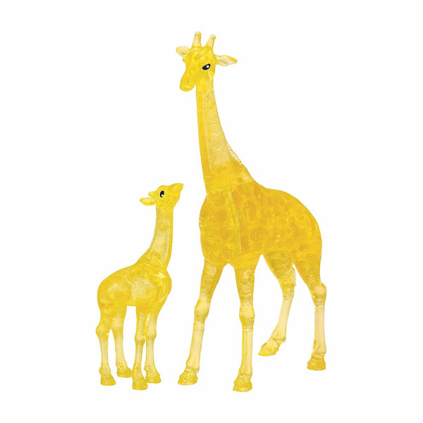 3D Crystal Puzzle: 2 Giraffes