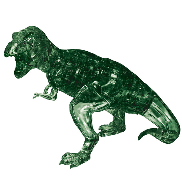 3D Crystal Puzzle: Green TRex with Sticker