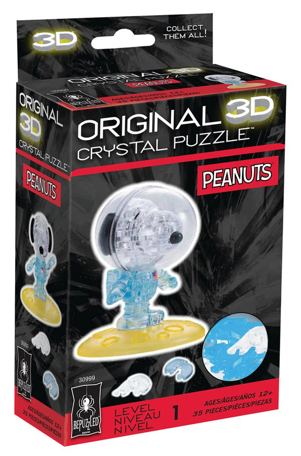 3D Snoopy Astronaut Crystal Puzzle