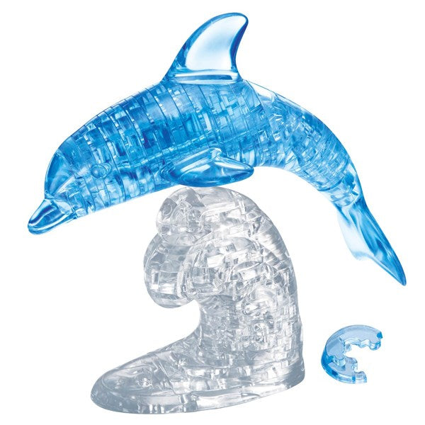 3D Blue Dolphin Crystal Puzzle