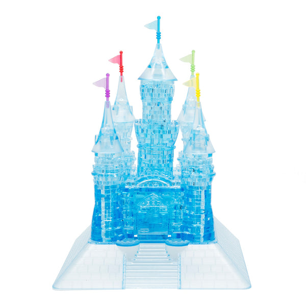 3D Grand Castle Blue Crystal Puzzle