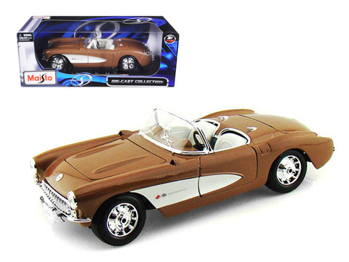 Maisto - 1:18 1957 Chevrolet Corvette (Bronze)