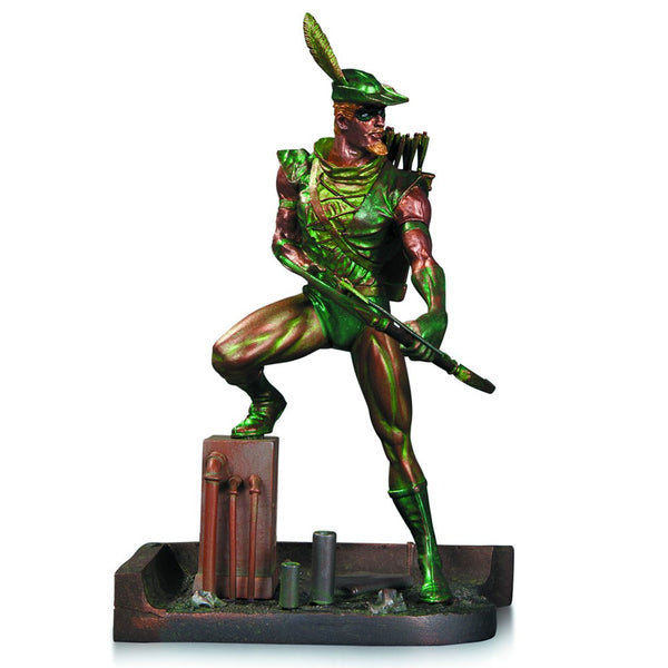 Green Arrow Mini Patina Statue