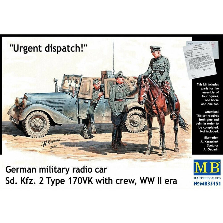 Masterbox - 1/35 German Urgent Dispatch Sd.Kfx.2