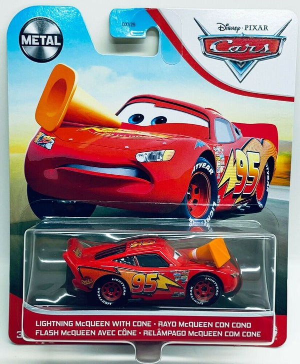 Disney Pixar Cars 3 DieCast Singles Cars Diecast LT McQueen w/ Cone