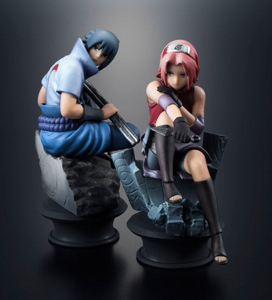 Megahouse - Chesspiece Coll. Naruto Sasuke/Sakura