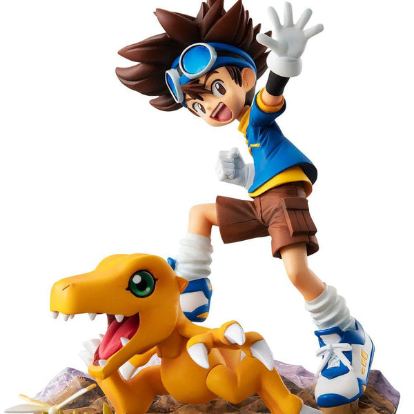 Megahouse - GEM SERIES DIGIMON ADVENTURE YAGAMI TAIICHI&AGUMON Ver. 20th anniversary