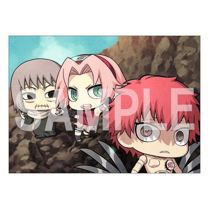 Megahouse - CHIMIMEGA BUDDY SERIES NARUTO HARUNO SAKURA & SASORI set (with gift)