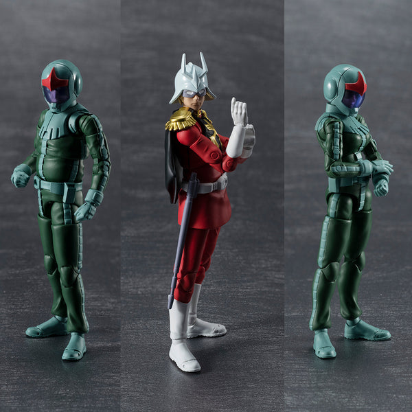 G.M.G. Principality of Zeon Army Soldier 0406 Normal Suit Soldier & Char Aznable Set[with gift]