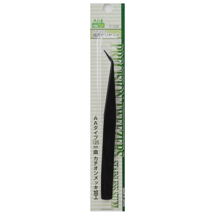 Mineshima - Cation Coating AA Curved Tweezer 125mm