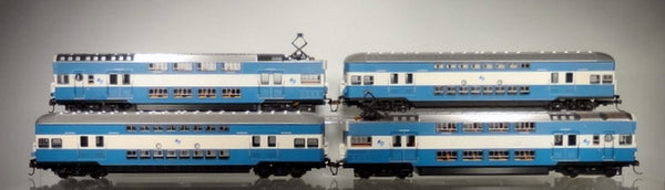 Minimodels - HO Comeng Series 1 Double Deck - Blue & White (Revised)