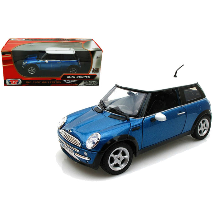 Motormax - 1/18 Mini Cooper - M Blue