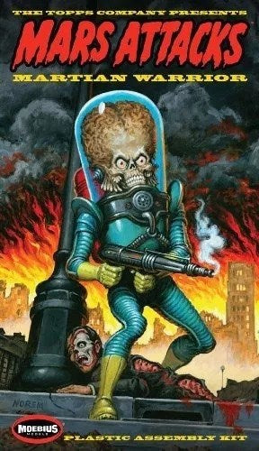 936 Mars Attacks! Martian Figure Plastic Model Kit