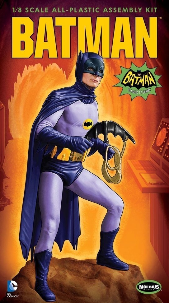 950 1966 Batman Plastic Model Kit