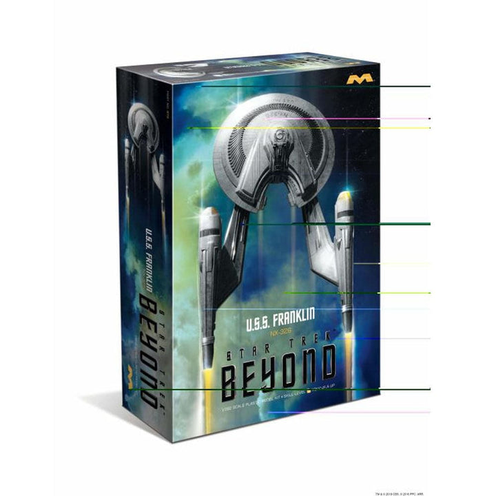 Moebius - Moebius 975 1/350 Star Trek Beyond: USS Franklin Plastic Model Kit