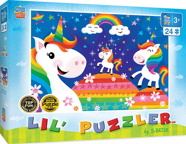 24pc Rainbow Unicorns