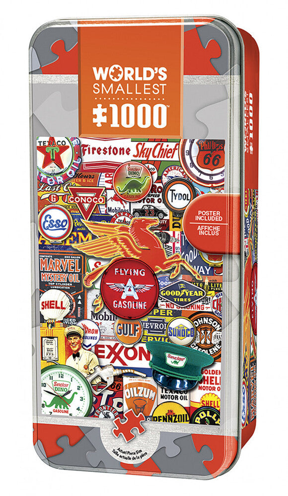 1000pc Retro Petrol in Tin Box