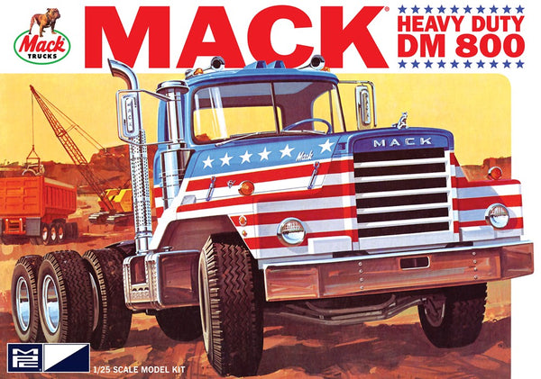 899 1/25 Mack DM800 Semi Tractor Plastic Model Kit