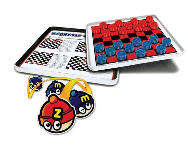 Checkers Magnetic Travel Game