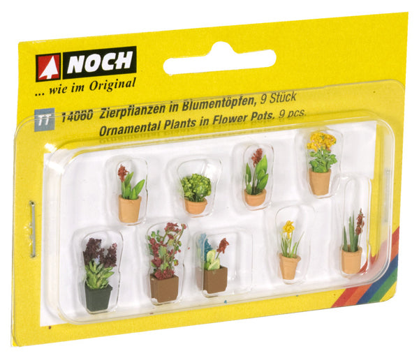 Noch - HO Ornamental Plants In Pots