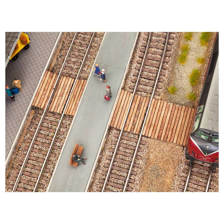 Noch - HO Level Crossing (11.8 x 4cm) Laser Cut