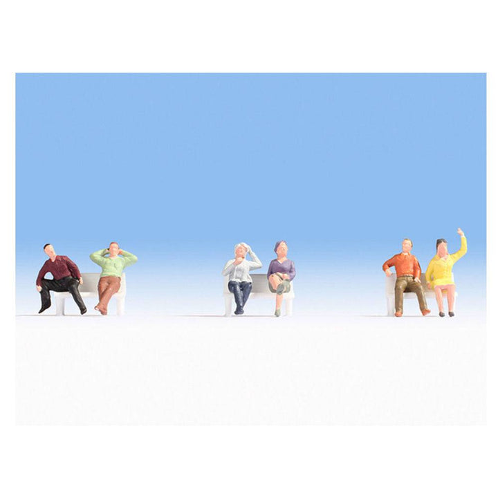 Noch - HO/OO Seated People Figure Set (6)