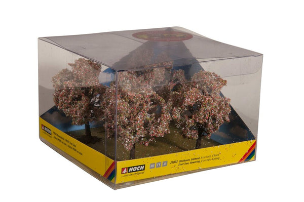 Noch - Fruit Trees in Blossom 8cm 4pcs