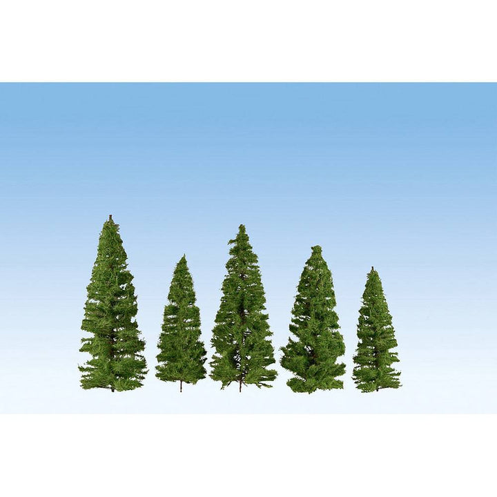 Noch - Fir Tree, Dark Green 7-14cm (7 pcs)