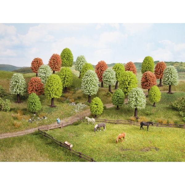 HO Spring Trees 59mm High x 25pcs